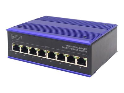 Mrežni switch DIGITUS DN-650106 (8-portni, Fast Ethernet, industrijski, IP40)-0