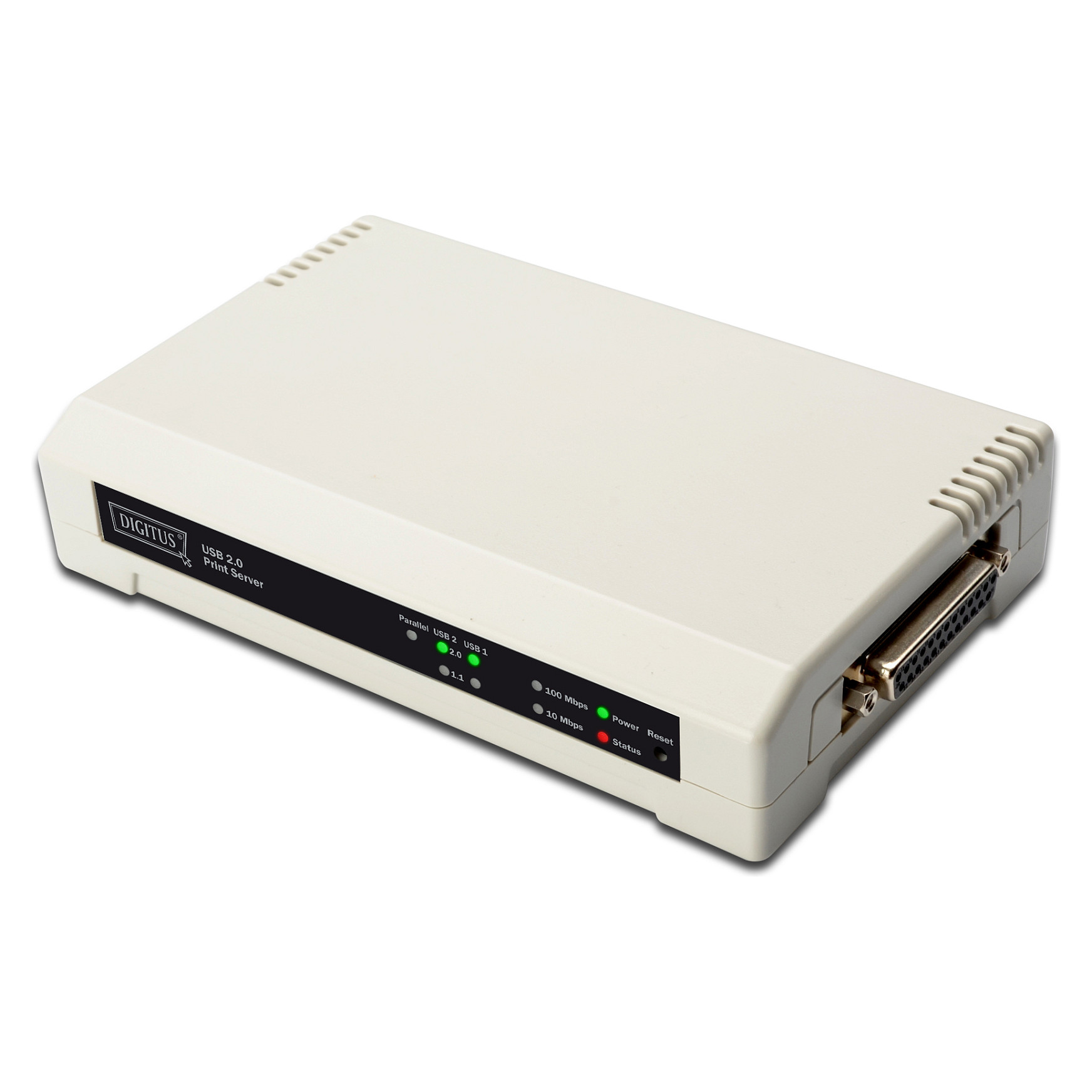 Poslužitelj za ispis DIGITUS DN-13006-1 (USB 2.0, Paralelni, 10/100 Ethernet)-1