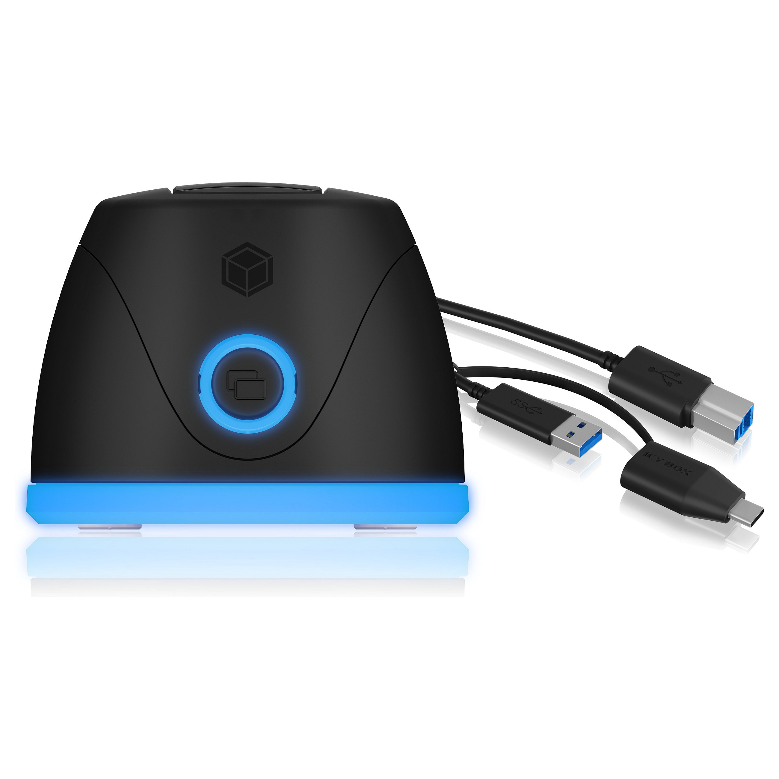 RaidSonic ICY BOX Docking Station IB-1124L-C3 - SATA HDD 6Gb/s - USB 3.0-9