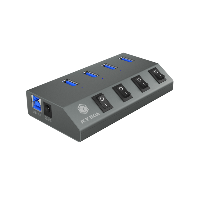 USB Hub ICY BOX IB-HUB1405 (4-portni, USB 3.0)-3