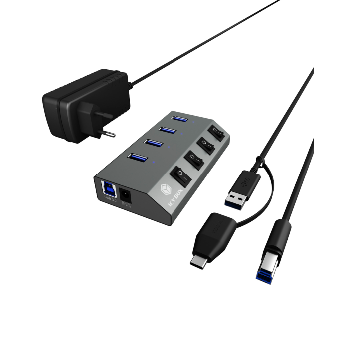USB Hub ICY BOX IB-HUB1405 (4-portni, USB 3.0)-1