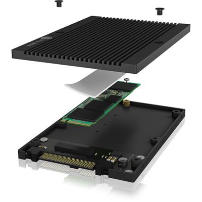 ICY BOX IB-M2U04 M.2 NVMe u U.2 (SFF-8639) 2.5" adapter-2