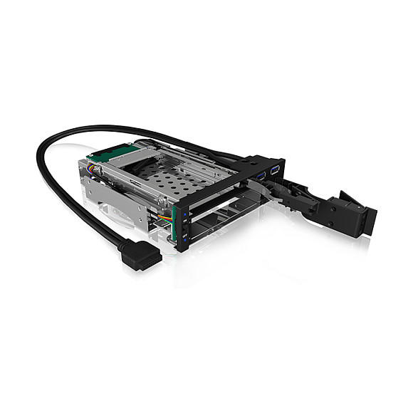 Ladica za diskove ICY BOX IB-174SSK-U za 5.25" utor (1x 2.5" + 1x 3.5" SATA)-10