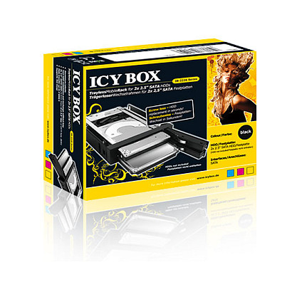 Mobilna ladica ICY BOX IB-2226STS za 2x 2.5" SATA/SAS HDD/SSD-12
