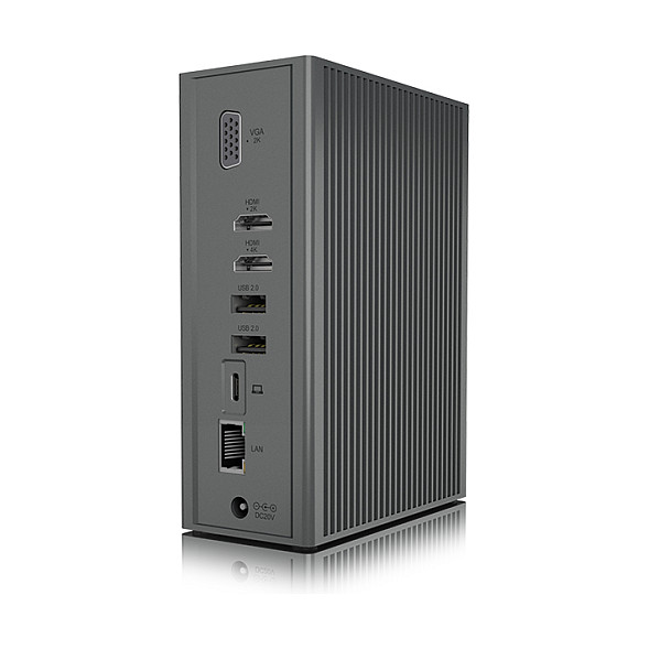 Docking stanica ICY BOX IB-DK2262AC, USB-C, 100W PD-17
