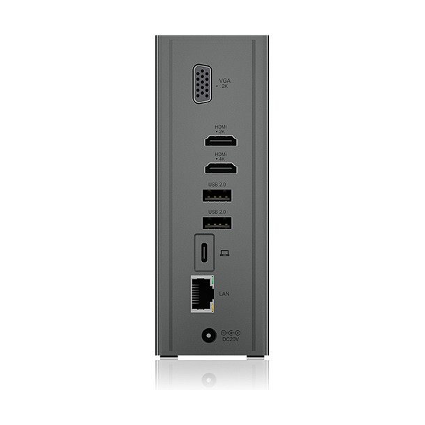 Docking stanica ICY BOX IB-DK2262AC, USB-C, 100W PD-23