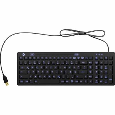 Industrijska tipkovnica KEYSONIC KSK-6031INEL-B vodootporna crna (DE layout)-3