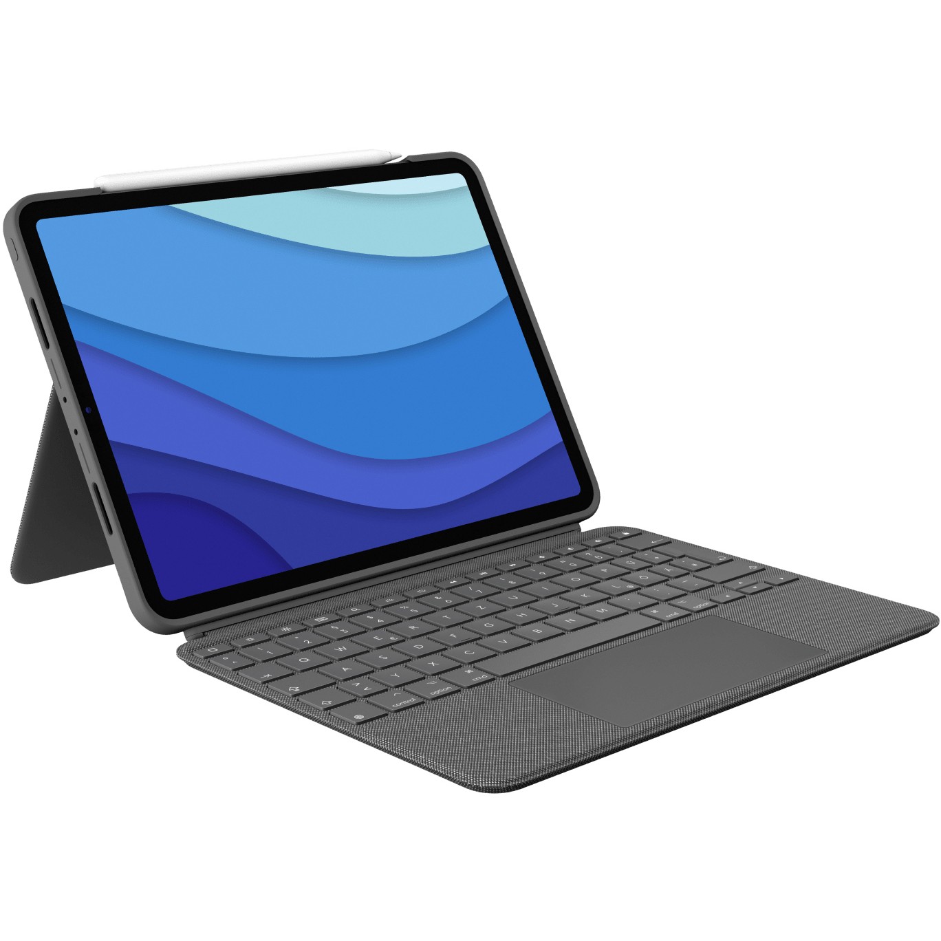 Tipkovnica s futrolom i trackpadom Logitech Combo Touch za Apple iPad Pro (1., 2. i 3. generacija), DE verzija-5