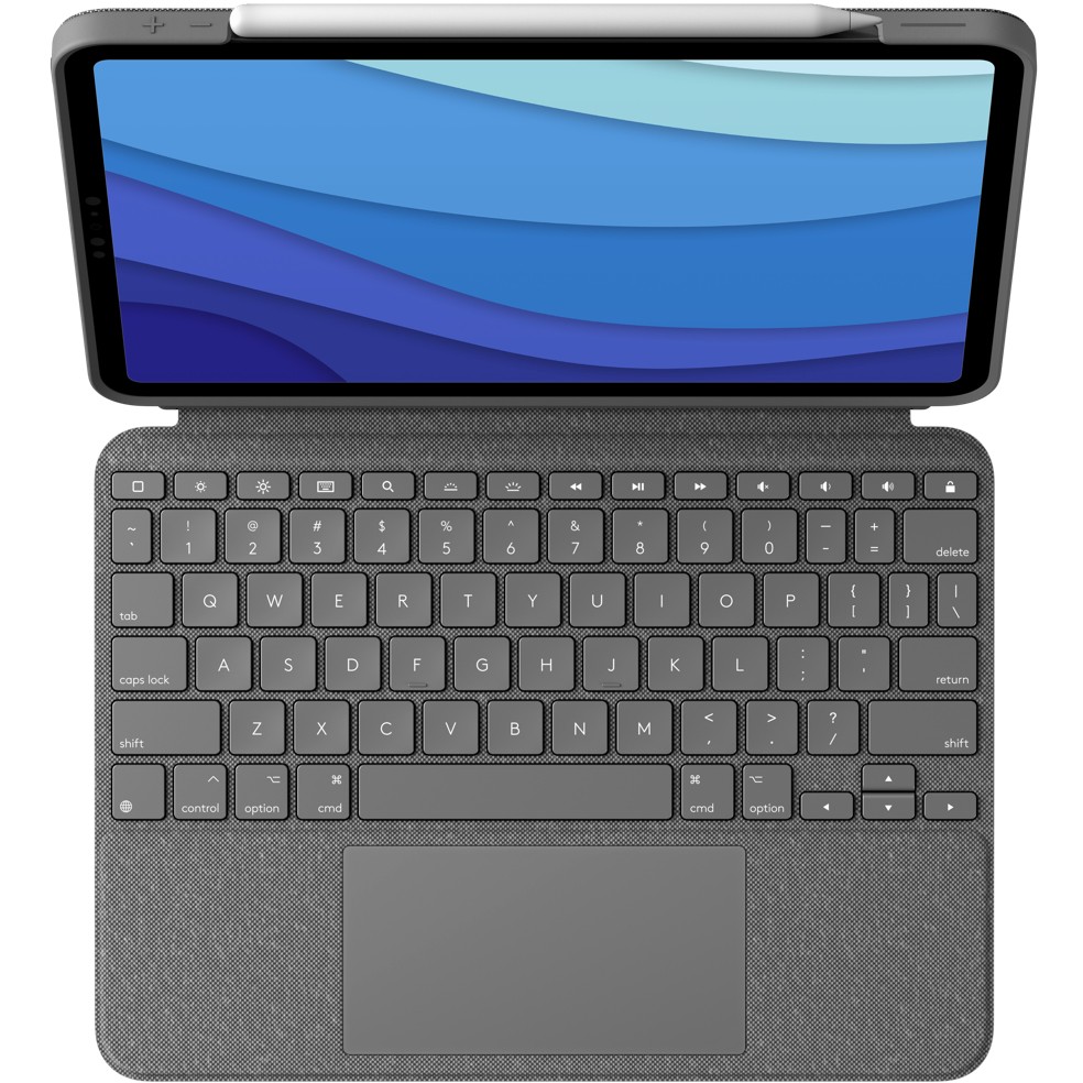 Tipkovnica s futrolom i trackpadom Logitech Combo Touch za Apple iPad Pro (1., 2. i 3. generacija), DE verzija-7