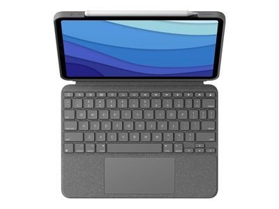Tipkovnica s futrolom i trackpadom Logitech Combo Touch za Apple iPad Pro (1., 2. i 3. generacija), DE verzija