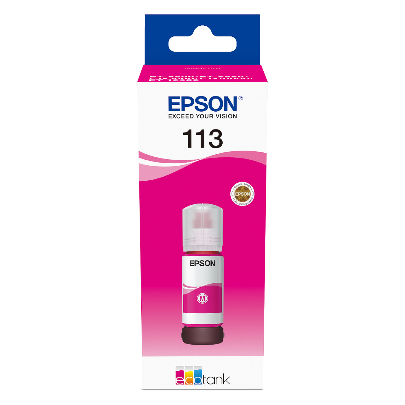 Tinta EPSON EcoTank 113 (original, ink refill) magenta-0