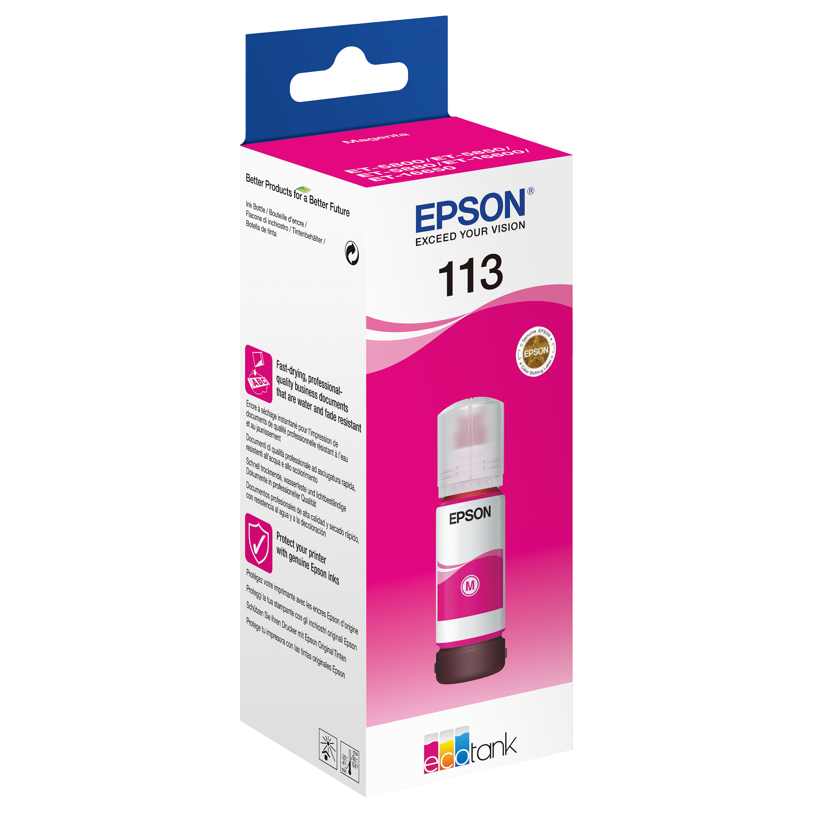 Tinta EPSON EcoTank 113 (original, ink refill) magenta-2