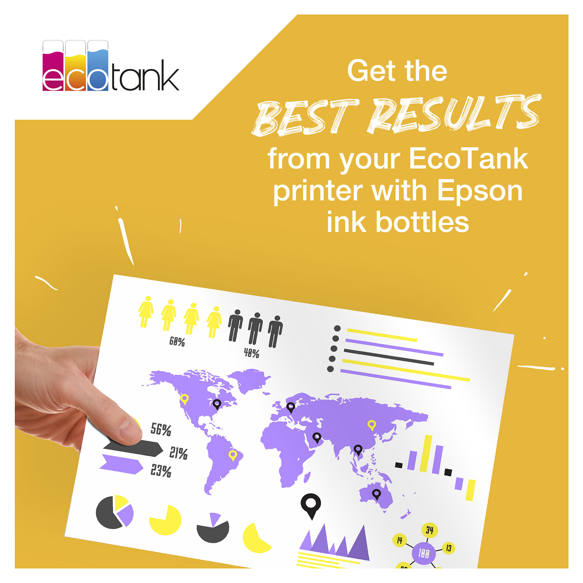 Tinta EPSON EcoTank 113 (original, ink refill) magenta-8