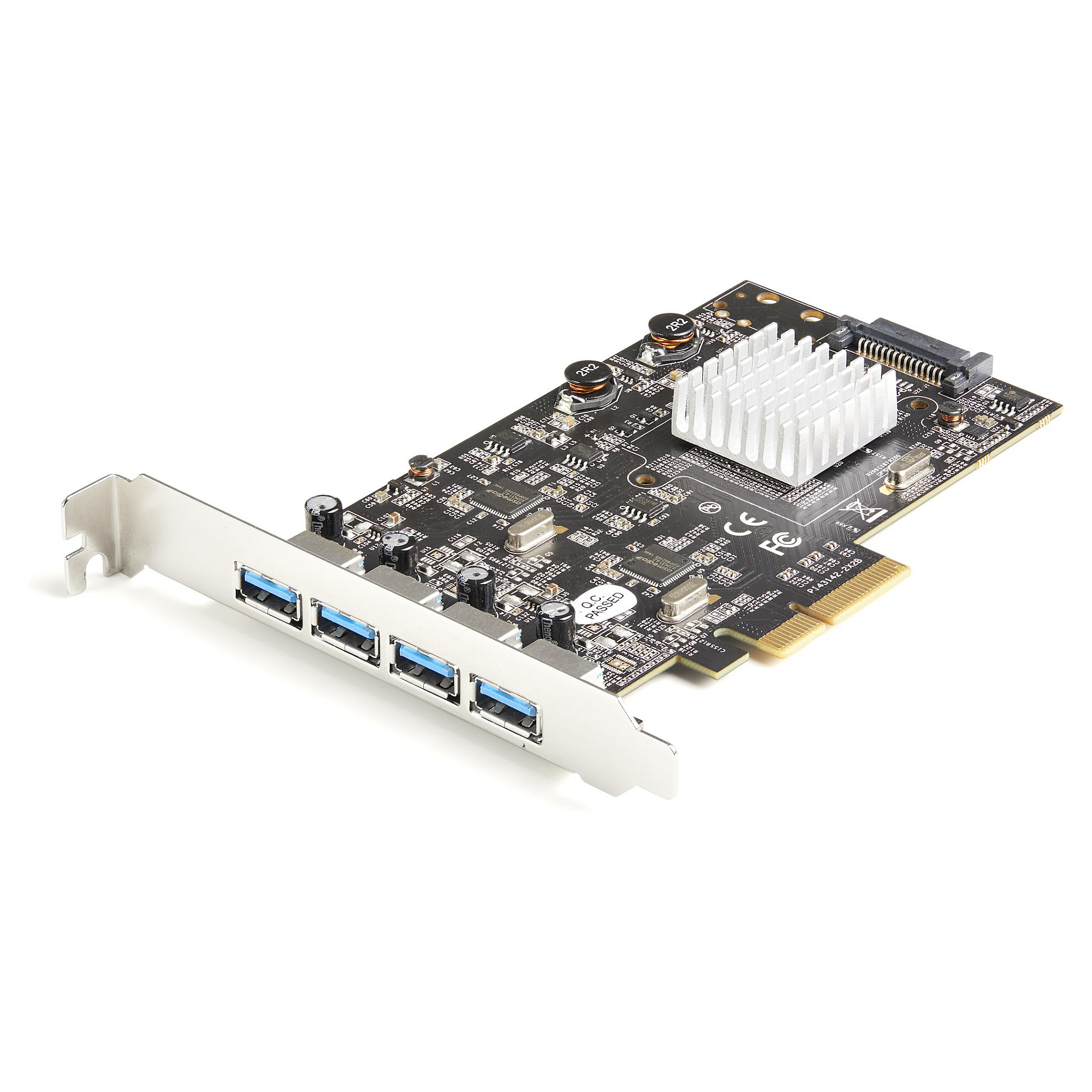 USB PCIe kartica STARTECH.COM (s 4 priključka, 10Gbps USB 3.1/3.2 Gen 2 tip-A PCI Express proširna kartica, 2 kontrolera, 4xUSB, Windows/Mac/Linux, USB-5