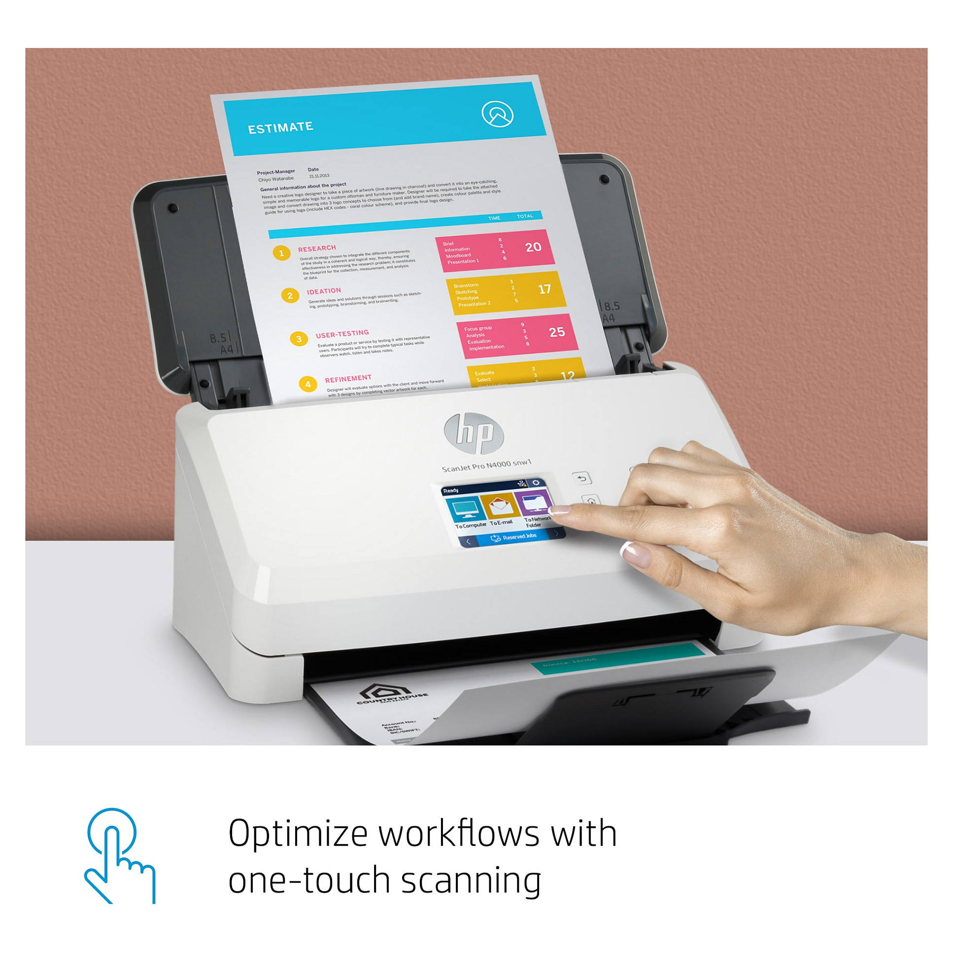 Skener za dokumente HP Scanjet Pro N4000 (DIN A4)-28