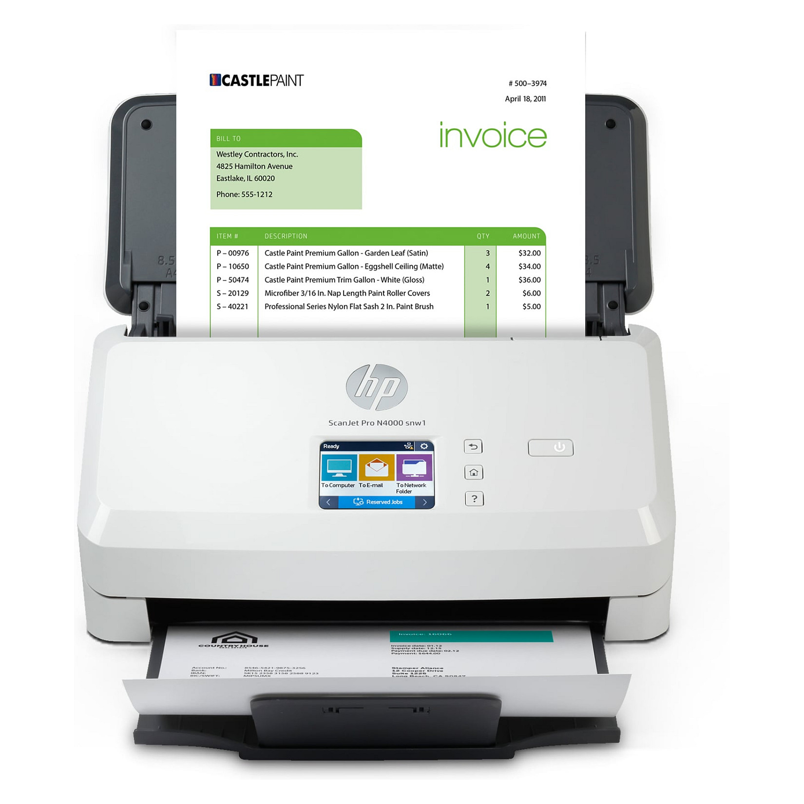 Skener za dokumente HP Scanjet Pro N4000 (DIN A4)-29