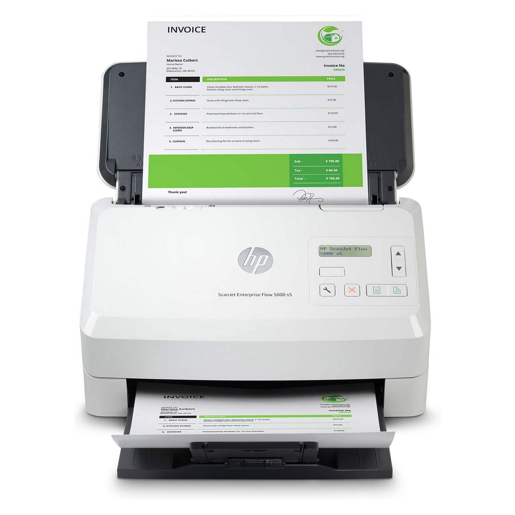 Skener za dokumente HP ScanJet Enterprise Flow 5000 s5 (stolni, USB 3.0)-12