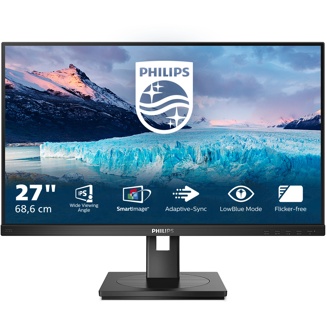 Led monitor PHILIPS S-line 272S1M (Full HD, 1080p, 27")-6
