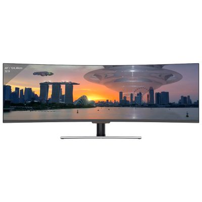 Monitor LC POWER LC-M49-DFHD-144-C-Q (49" VA QLED, 144Hz, 3840 x 1080 DFHD, zakrivljeni, gaming crni)-4