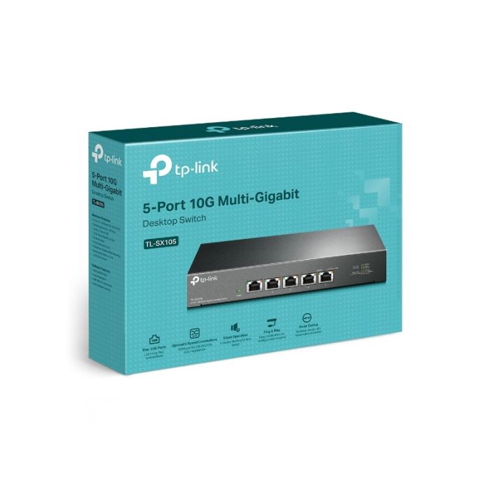Preklopnik TP-LINK TL-SX105 (V1, 5 priključaka, za ugradnju u ormar)-8