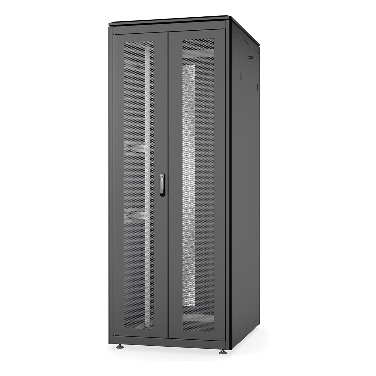 Mrežni ormar DIGITUS Unique Series DN-19 42U-8/10 (42U, 800x1000mm, staklena vrata, sivi)-3