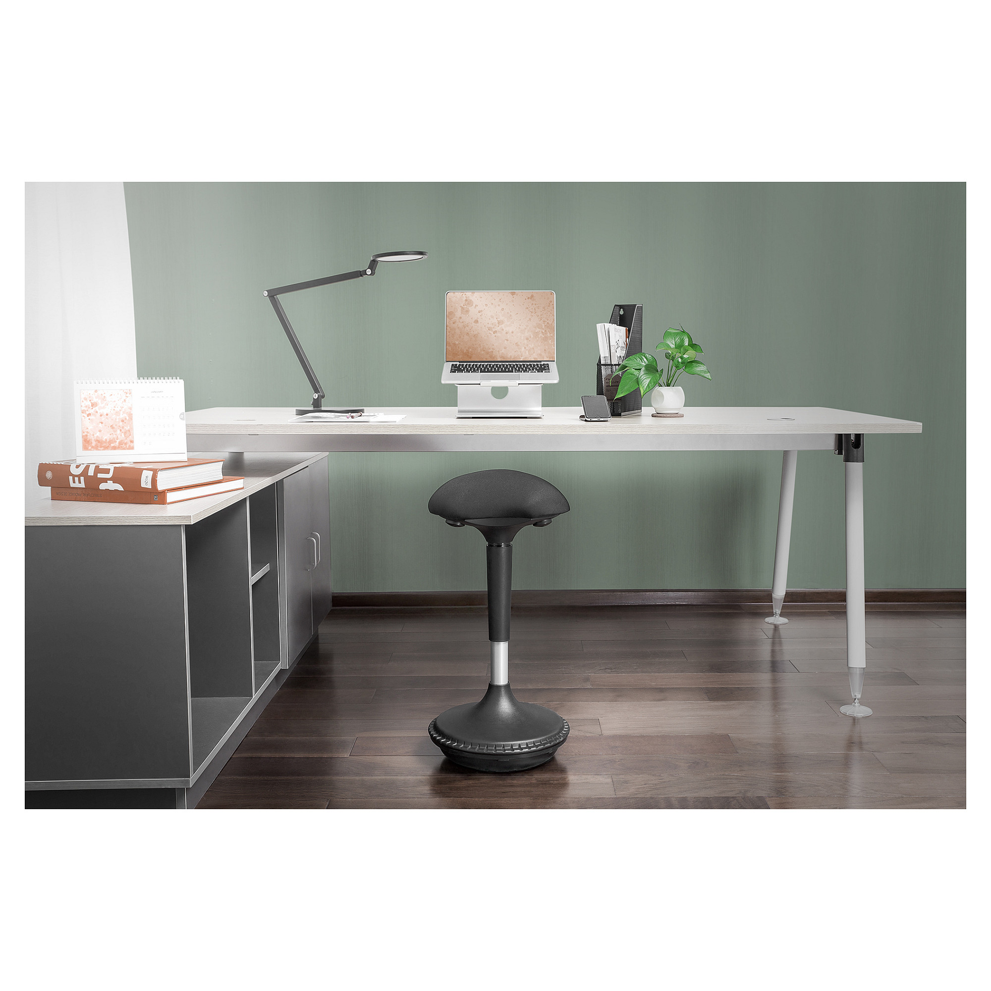 Stolica bez naslona DIGITUS DA-90422 (pjena) crna-9