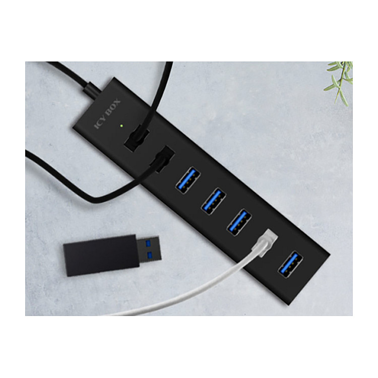 USB Hub ICY BOX IB-HUB1700-U3, 7-portni, USB 3.0, s napajanjem-8
