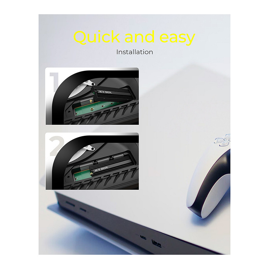 Hladnjak za M.2 SSD ICY BOX IB-M2HS-PS5 (za PlayStation 5)-3