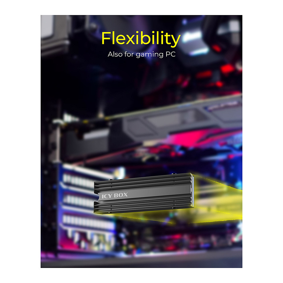 Hladnjak za M.2 SSD ICY BOX IB-M2HS-PS5 (za PlayStation 5)-4