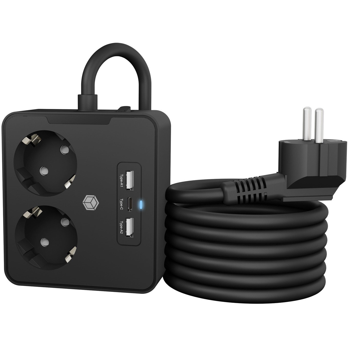 Utičnica za stol ili zidnu montažu s USB punjačem ICY BOX IB-MPS2220B-CH-16