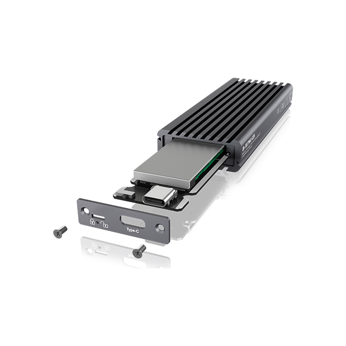 Enclosure ICY BOX IB-1817MC-C31 M.2 NVMe Card / SATA SSD - USB 3.1-9