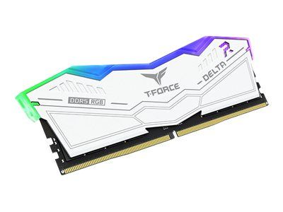 T-Force DELTA RGB - DDR5 - kit - 32 GB: 2 x 16 GB - DIMM 288-pin - 6200 MHz / PC5-49600 - unbuffered-3