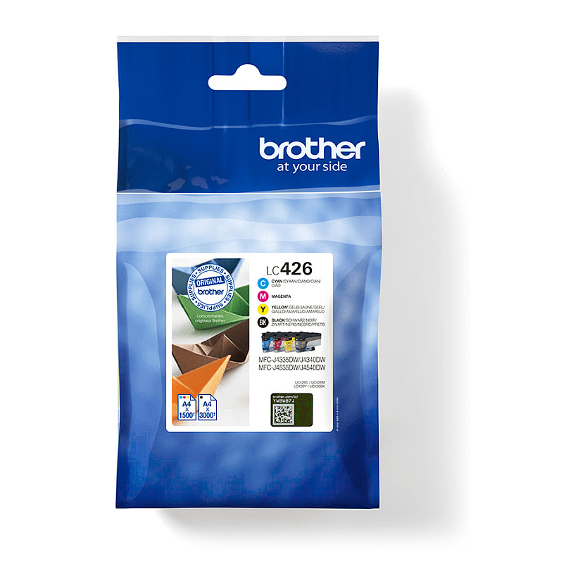 Set tinti BROTHER LC426VAL (Original, Multipack, Crna/Cijan/Magenta/Žuta)-2