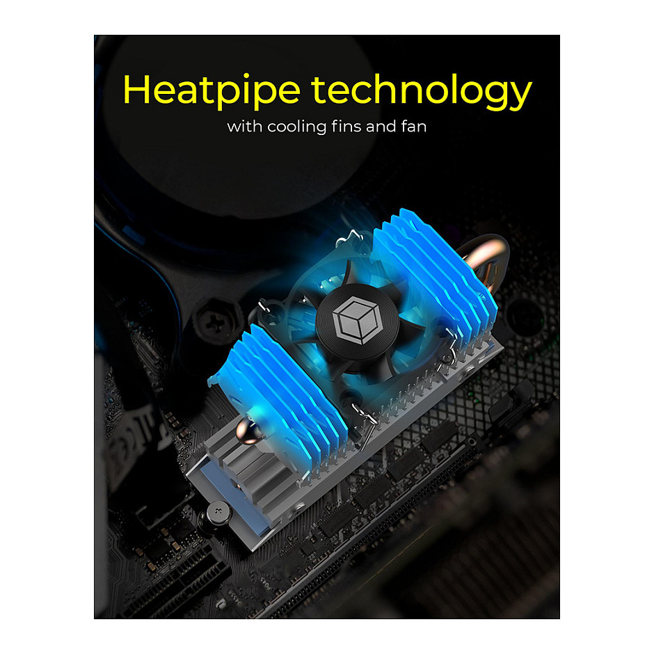 Hladnjak za M.2 SSD ICY BOX IB-M2HSF-705-2