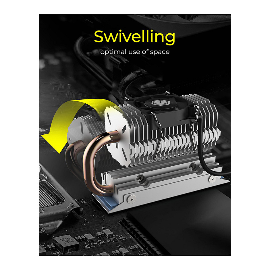 Hladnjak za M.2 SSD ICY BOX IB-M2HSF-705-3