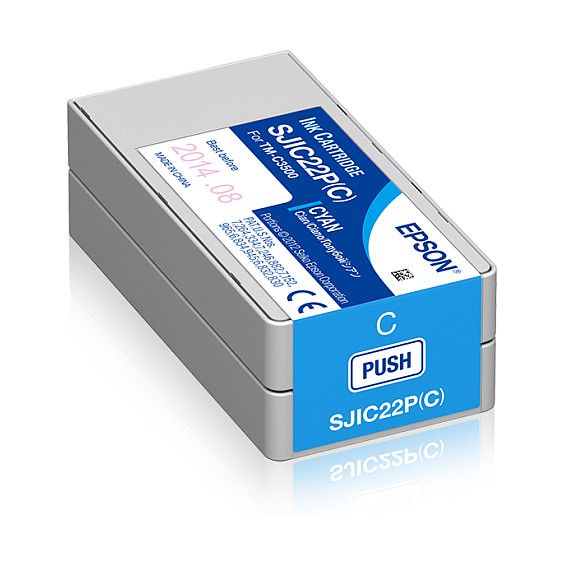 Tinta EPSON SJIC22P(C) (originalna, cijan)-1