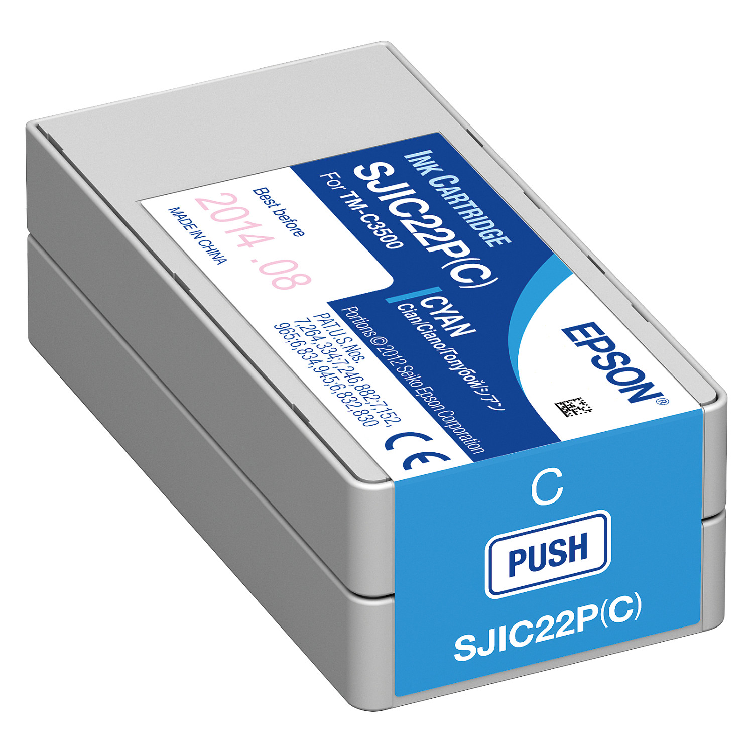Tinta EPSON SJIC22P(C) (originalna, cijan)-2