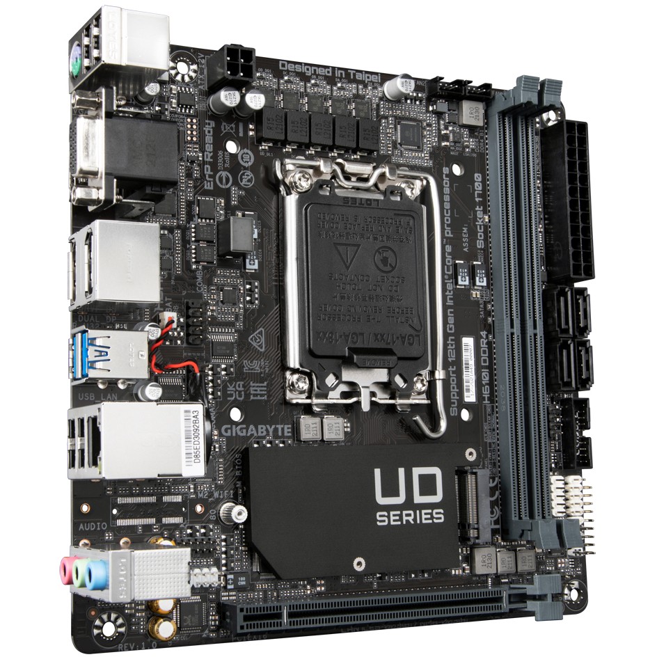 Matična ploča GIGABYTE H610I DDR4 (mini ITX, LGA1700 Socket, H610)-6