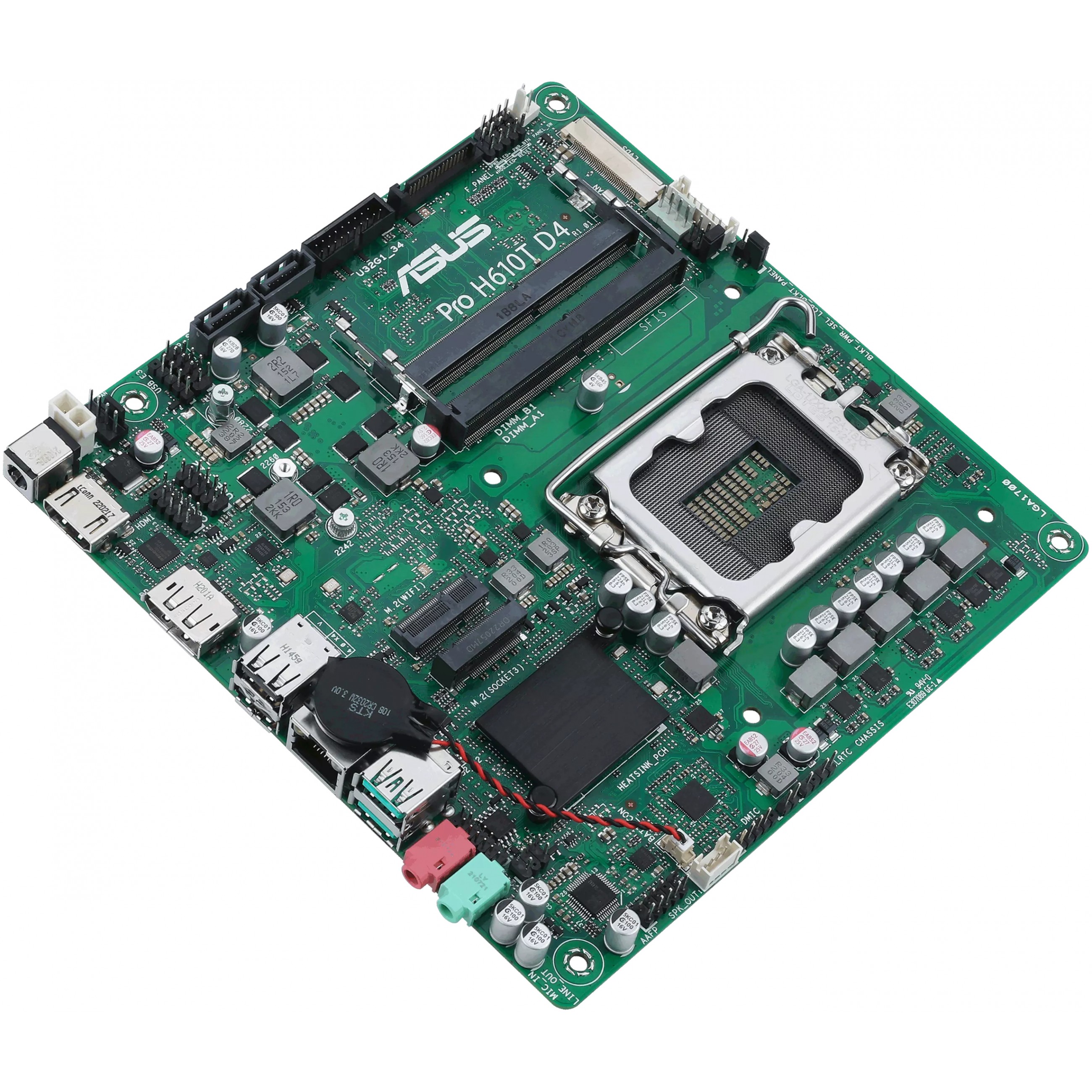 Matična ploča ASUS Pro H610T D4-CSM (Thin mini ITX, LGA1700 Socket, H610)-5