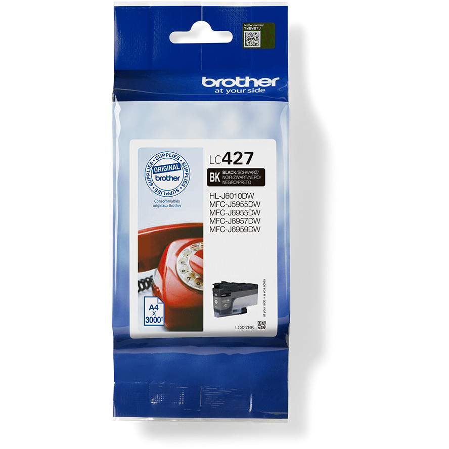 Patrona s tintom BROTHER LC427BK (original) crna-6