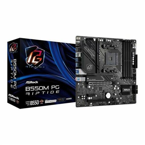 Matična ploča ASROCK B550M PG Riptide (micro atx, socket am4, amd b550, ddr4, pci-e 4.0 x16 1, sata3 4, raid 0, raid 1, 8-kanalni audio, 1x 2.5Gb ethernet, usb 3.2 6)-4