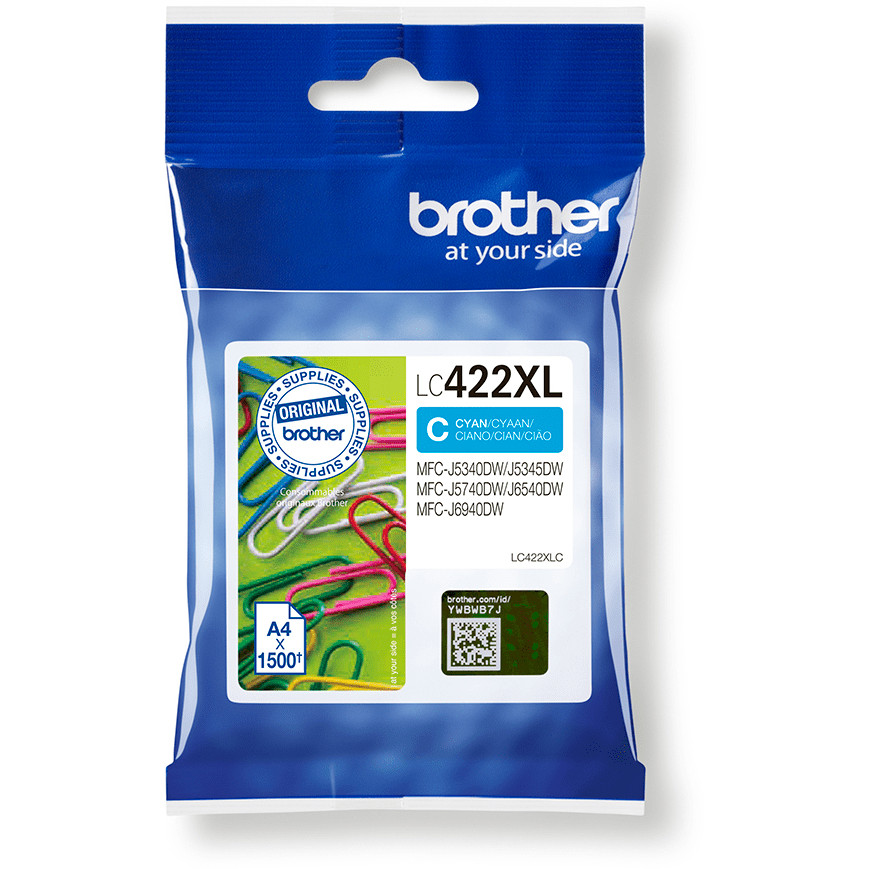 Patrona s tintom visokog prinosa BROTHER LC422XLC cijan-0