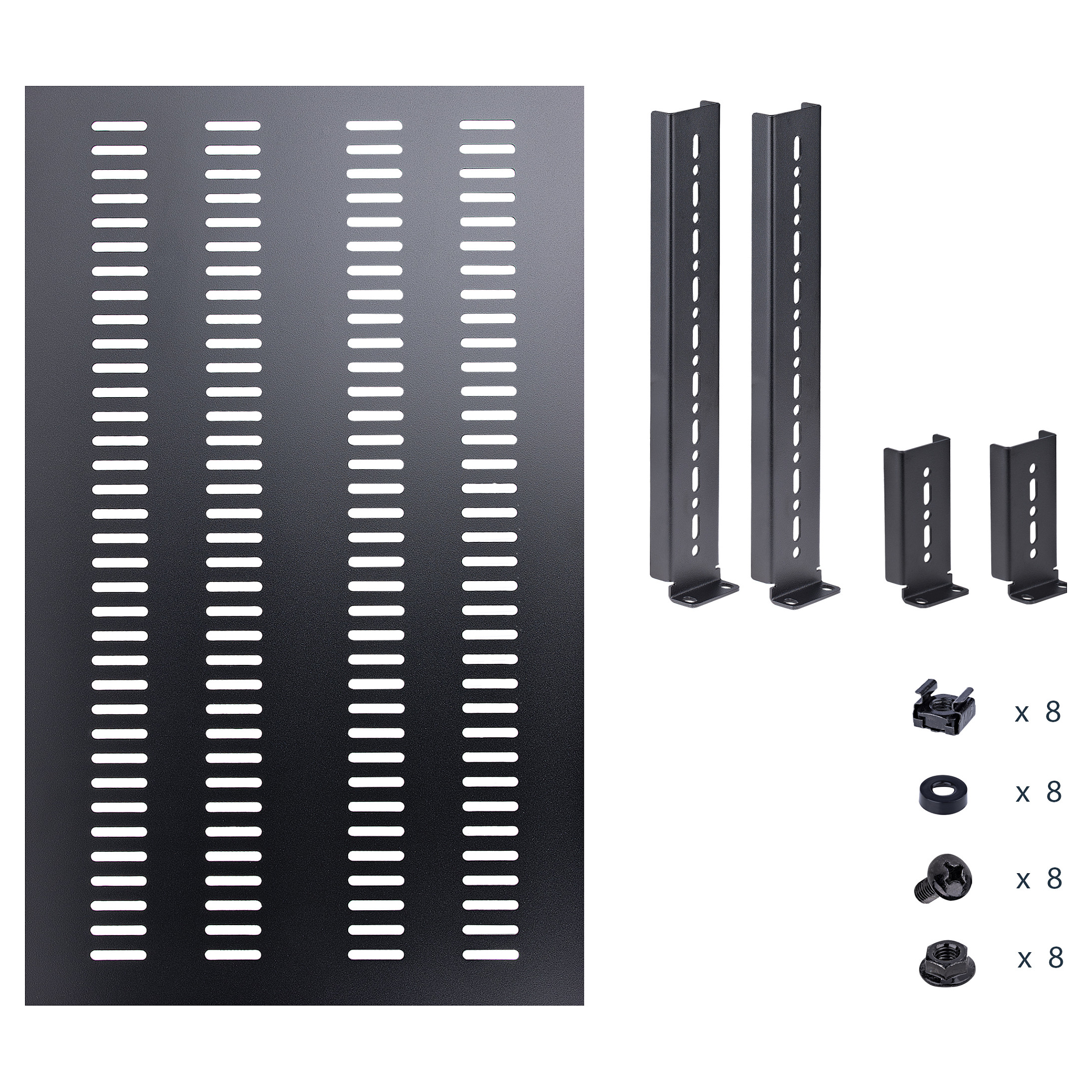 Polica za serverski ormar STARTECH.COM ADJSHELFHDV (1U, podesiva, do 150 kg)-19