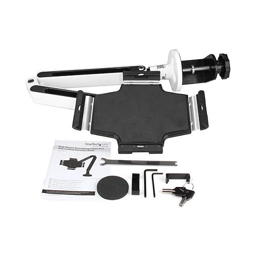 Nosač tableta STARTECH.COM ARMTBLTIW za montažu na stol (za tablete od 9" do 11", čelični, zaključavajući)-9