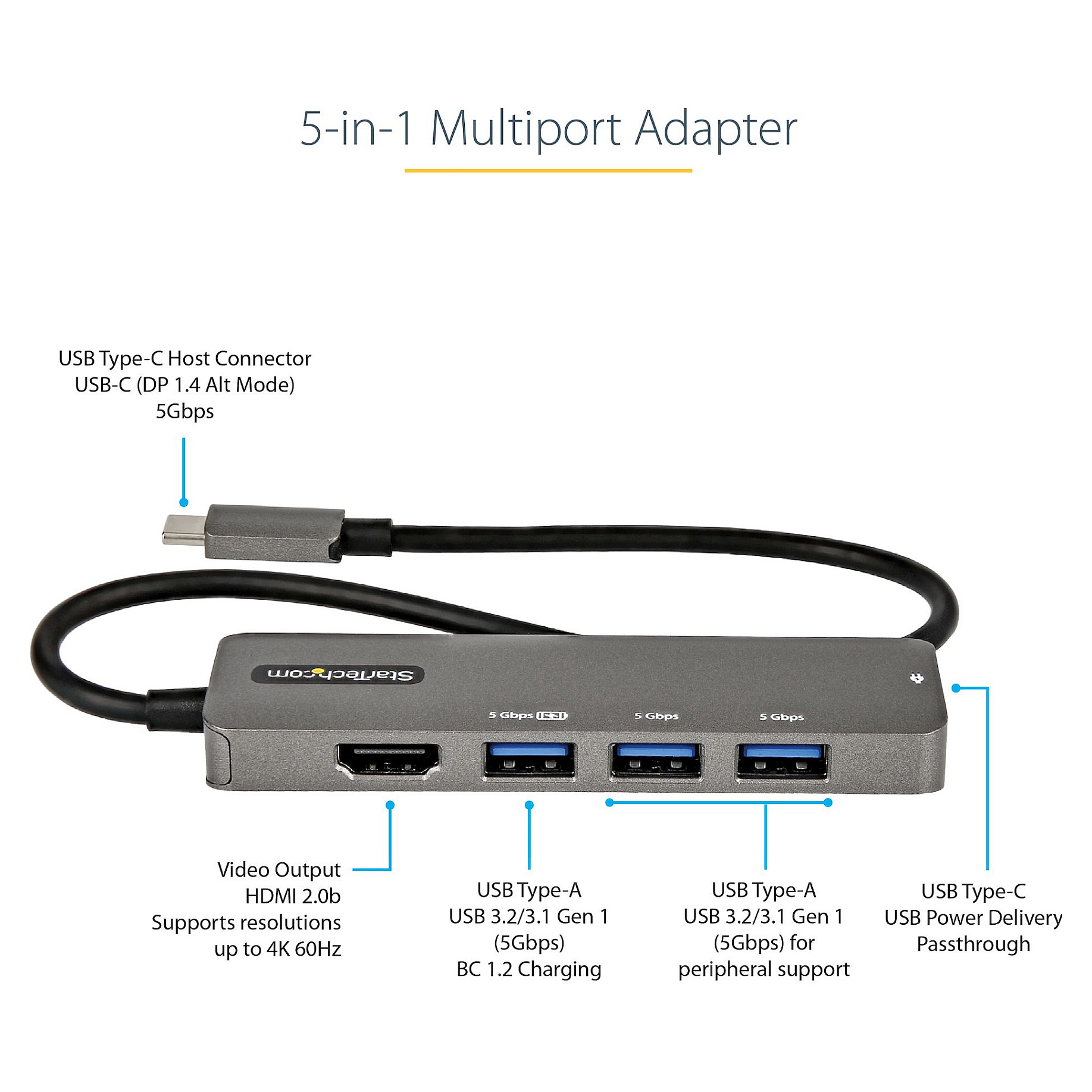 Višenamjenski adapter USB-C STARTECH.COM-7