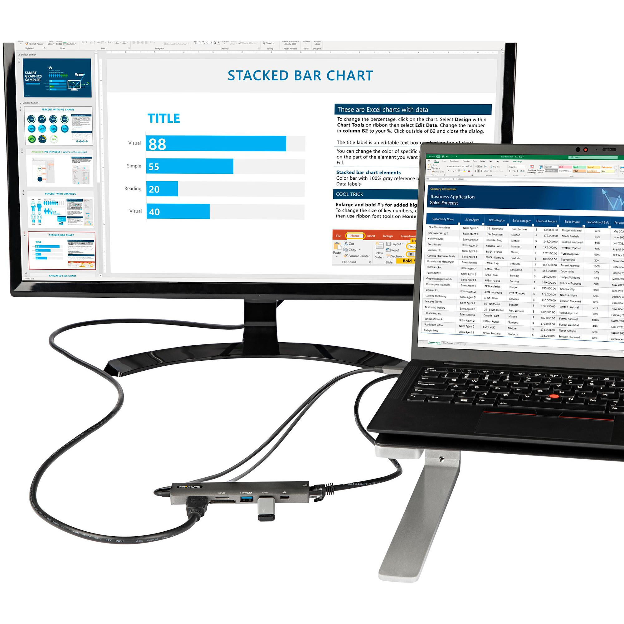 Adapter STARTECH.COM Višenamjenski (USB-C, 4K HDMI, USB 3.2 Gen 1, Gigabit Ethernet, USB Power Delivery 3.0)-16