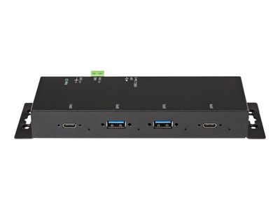 USB Hub STARTECH 4 Port Industrial (10gbps, 2x usb-c, 2x usb-a, metalno kućište, esd zaštita)-0