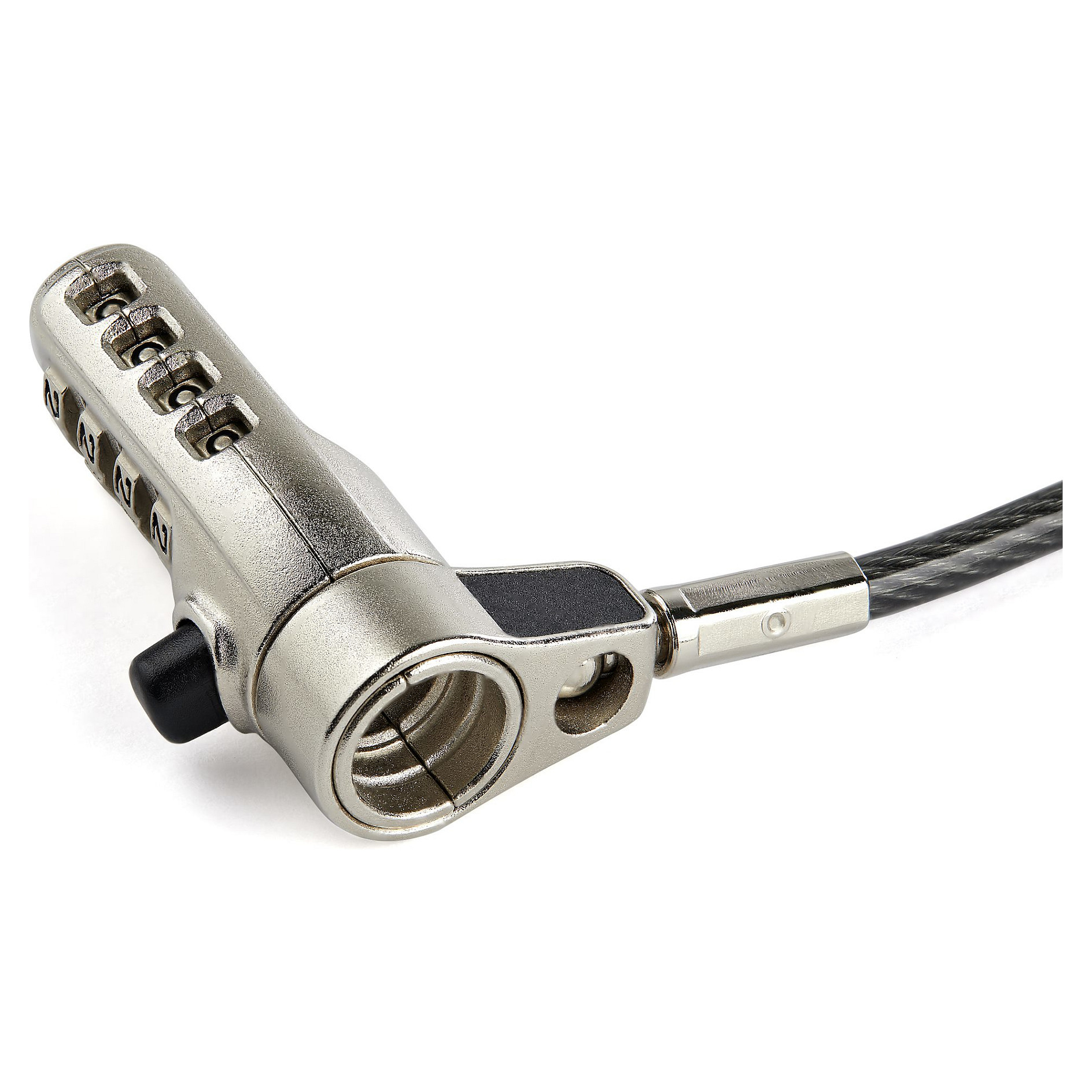 Sigurnosna brava za laptop STARTECH.COM LTLOCK4D (3-u-1 univerzalna, 2m kabel, 4-znamenkasta šifra)-5