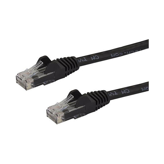 Mrežni kabel STARTECH.COM N6PATC50CMBK (CAT6, 0.5m, UTP, 10Gbps, 100W PoE, crni)-1