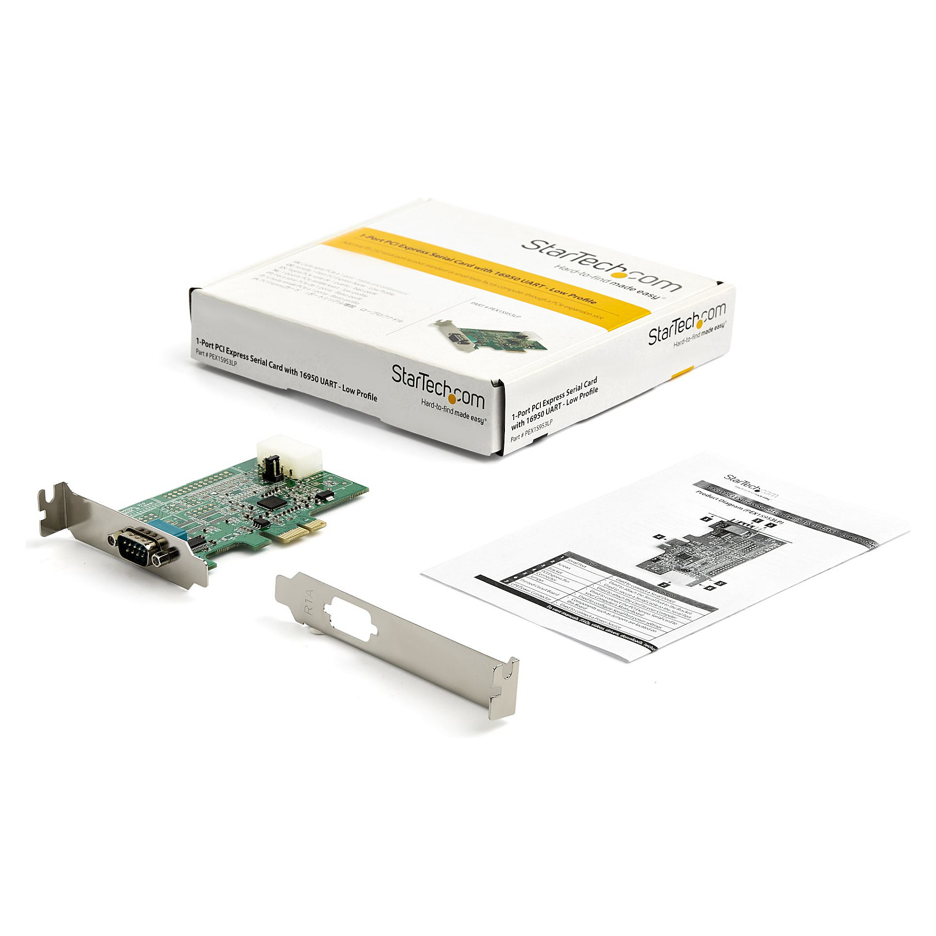 Serijski adapter STARTECH.COM PEX1S953LP (PCIe, 1x RS232 DB9, Low Profile)-11